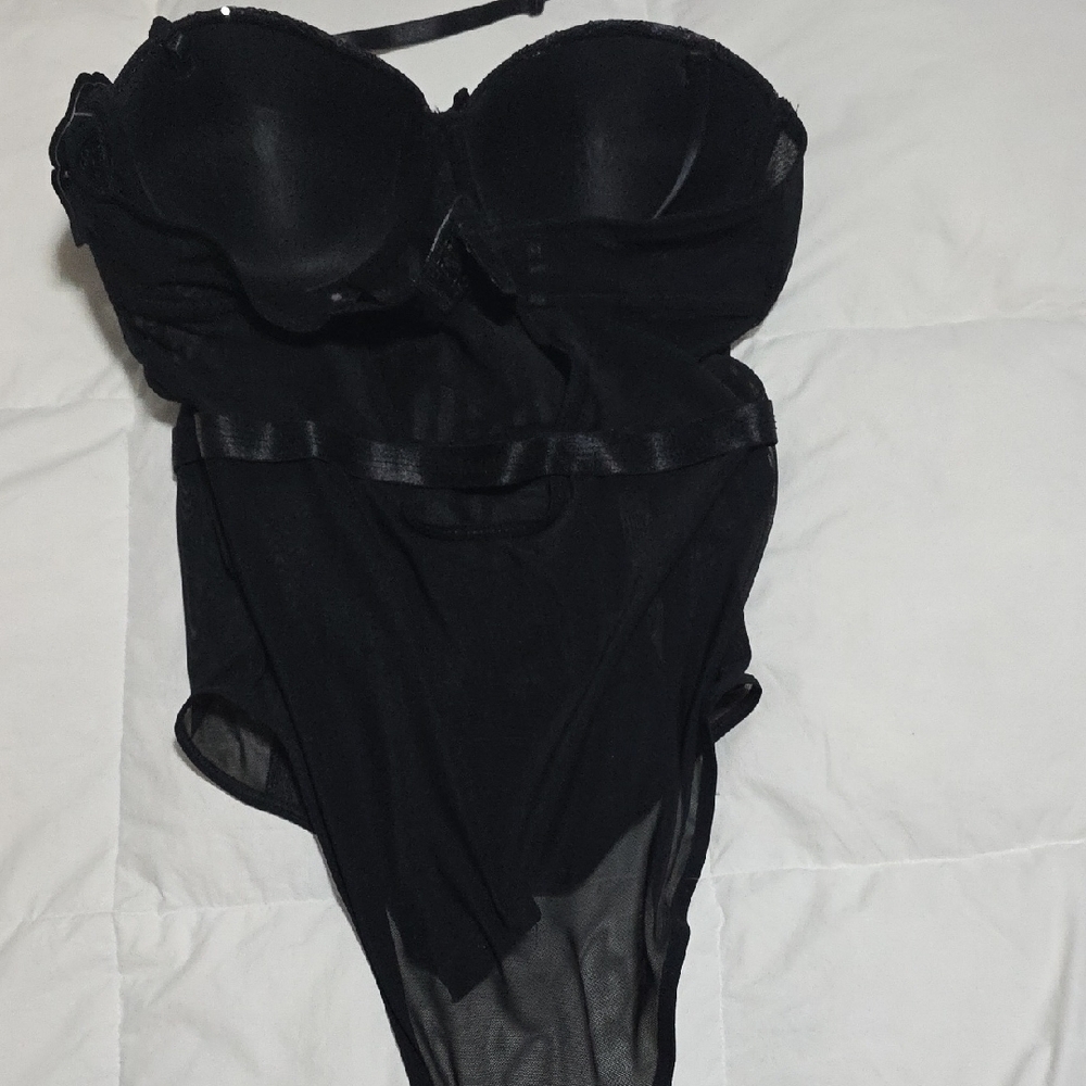 Black Sequin Bodysuit